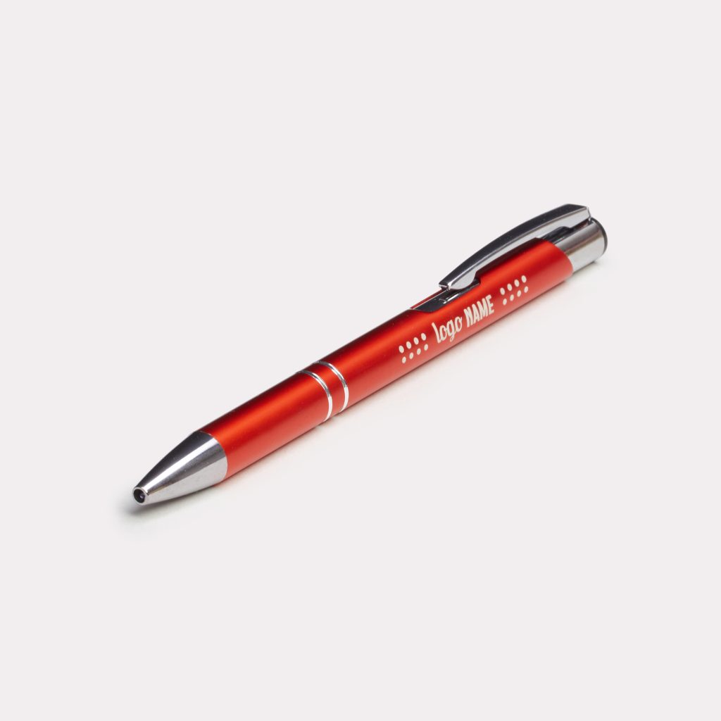 Impression de stylo ebony aluminium mat professionnelle par BDX Print