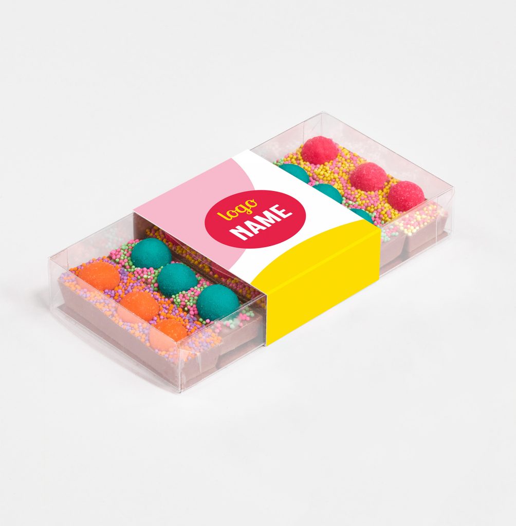 Impression de tablette de chocolat avec manchon professionnelle par BDX Print