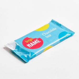 Exemple de tablette de chocolat imprimé en qualité professionnelle