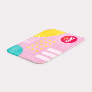 Exemple de tapis de bain imprimé en qualité professionnelle