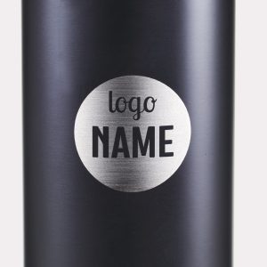 Exemple de tasse droite en inox imprimé en qualité professionnelle