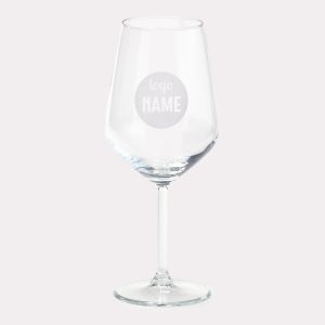 Exemple de verre à vin et champagne imprimé en qualité professionnelle