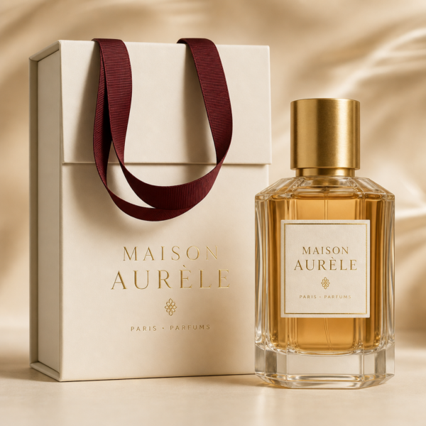Boîte à fermeture aimantée avec anses parfum