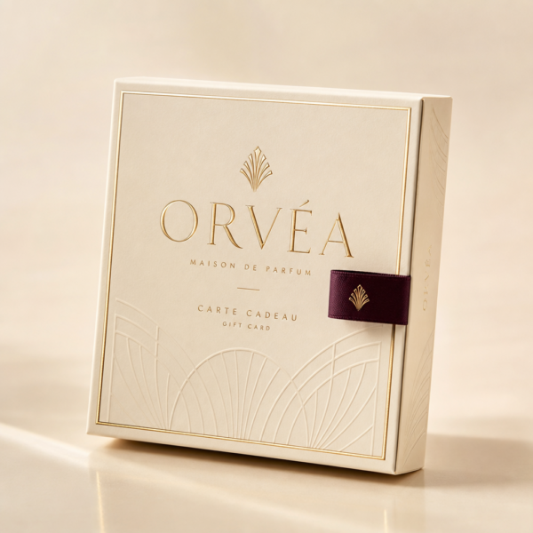 Boîte pour carte-cadeau parfum