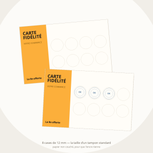 Carte de fidélité