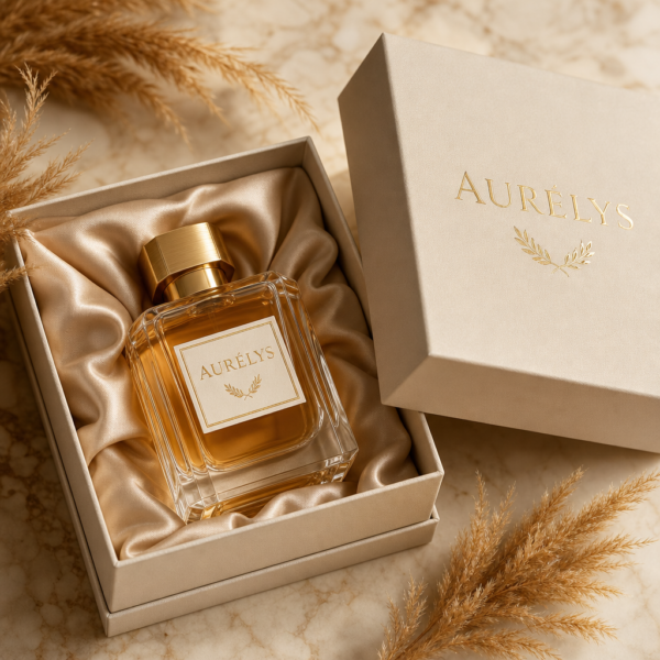 Coffret cadeau avec couvercle parfum