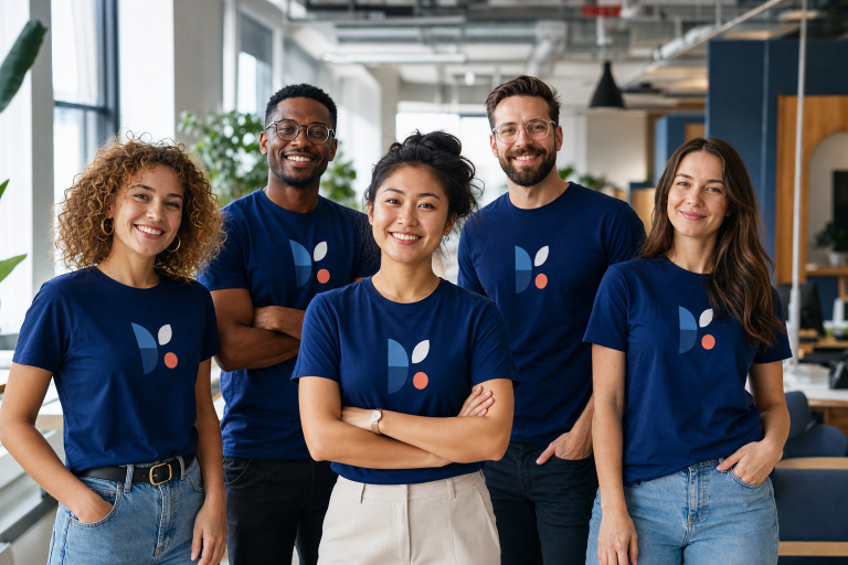 Boostez votre marque avec des t-shirts personnalisés pour entreprise