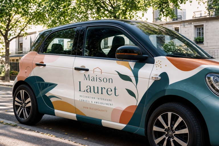 Autocollant voiture personnalisé : bien choisir covering et adhésif