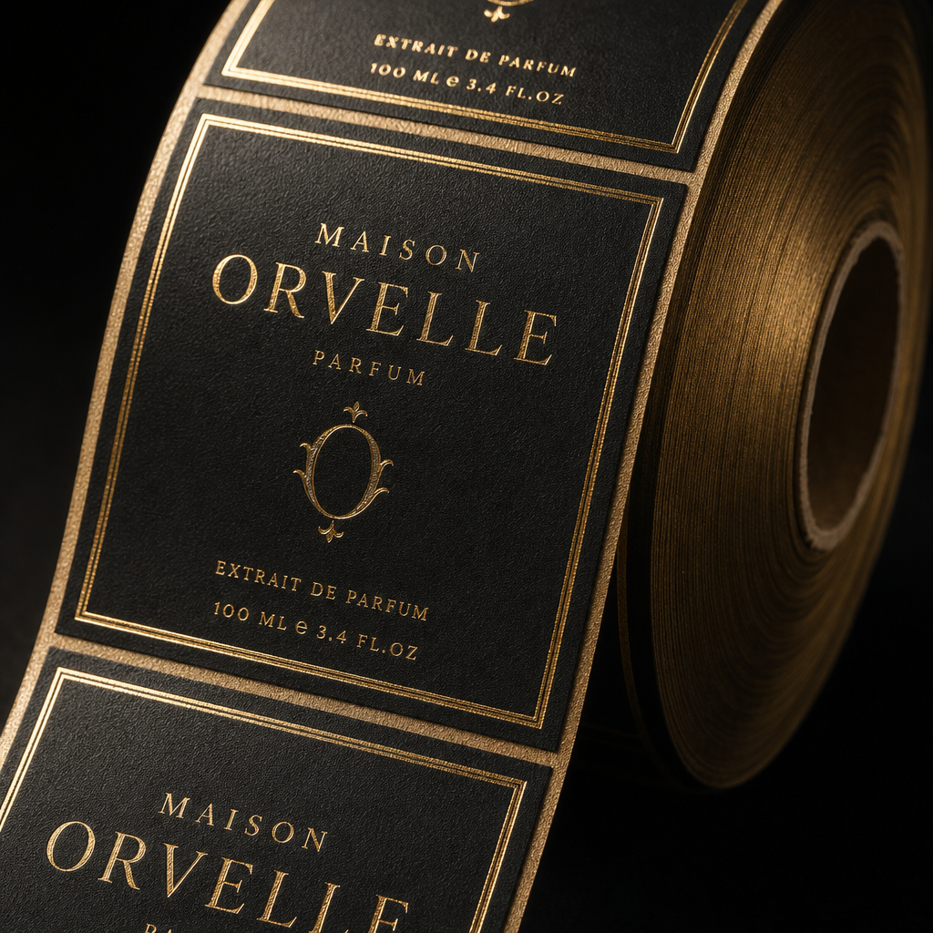 Étiquettes parfum Luxe