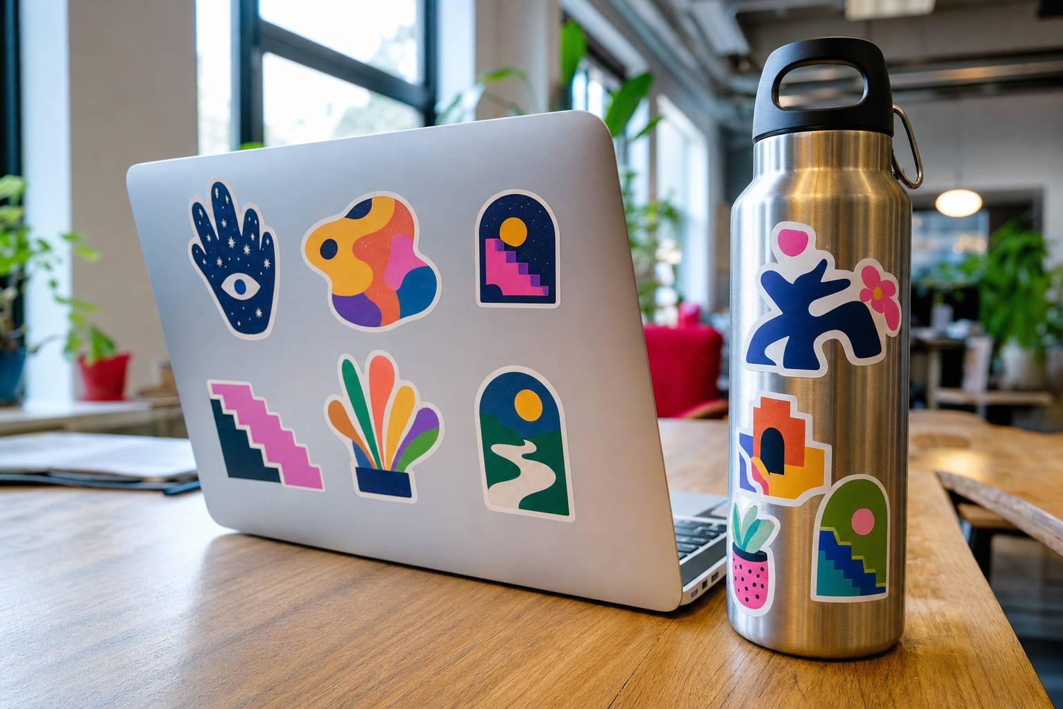 Stickers petit format : 8 usages malins pour communiquer