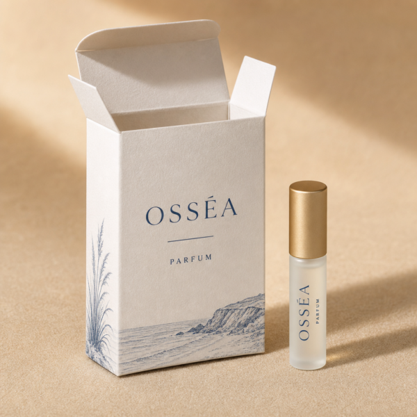 Petite boîte à rabats pliés parfum