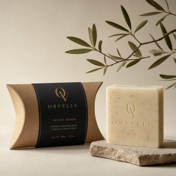 Boîte berlingot kraft pour cosmétique naturelle