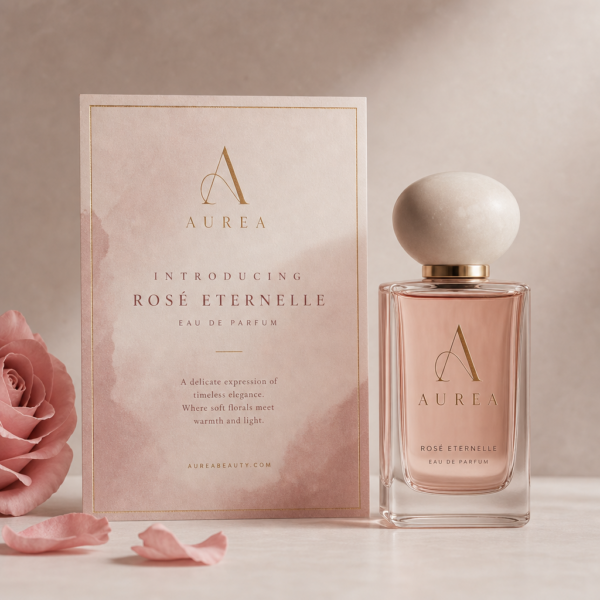 Carte postale promotionnelle parfum & cosmétique