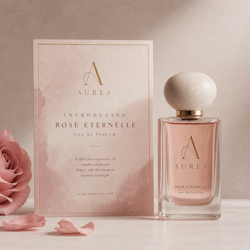 Carte postale promotionnelle parfum & cosmétique