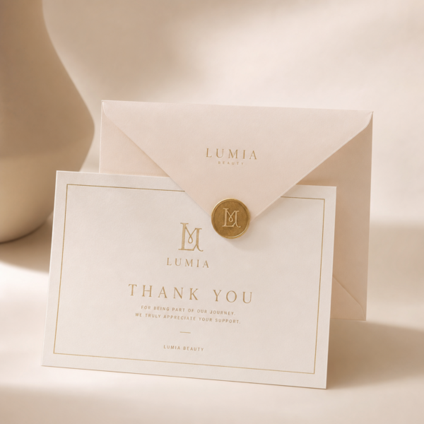 Enveloppe couleur pour carte parfum