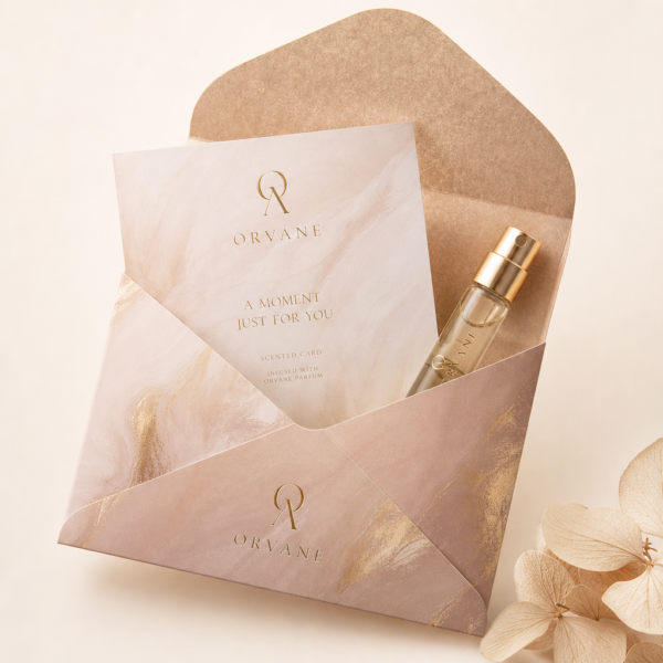 Enveloppe imprimée pour échantillons beauté