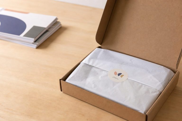 Sceller ses colis avec un sticker : le détail qui fait la marque