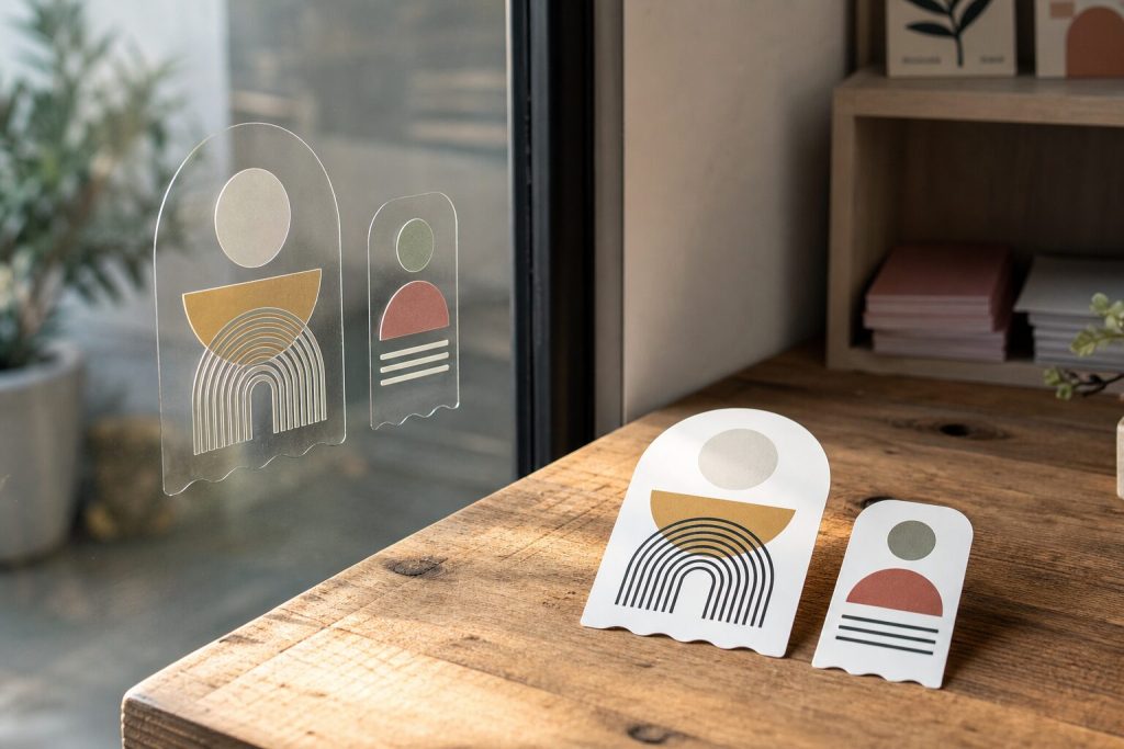 Sticker transparent ou fond blanc : comment choisir sans se tromper