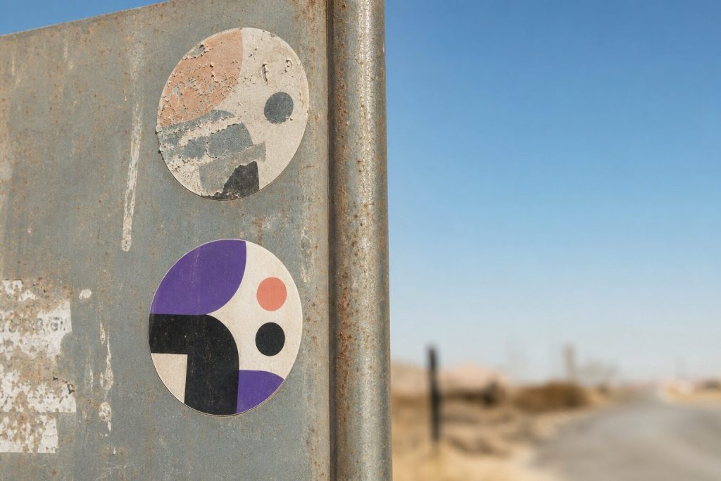 Stickers d’extérieur : ce qui résiste vraiment, et ce qui pâlit