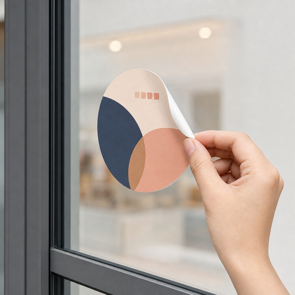 Stickers à colle enlevable