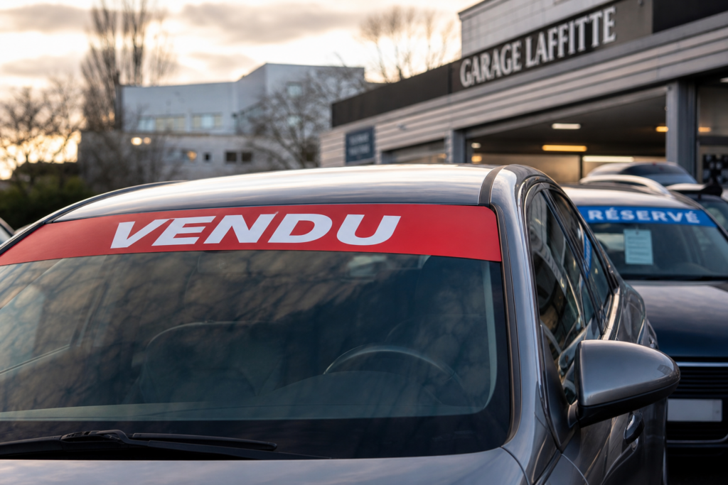 Autocollant pare brise vendu garage : les adhésifs qui font gagner du temps