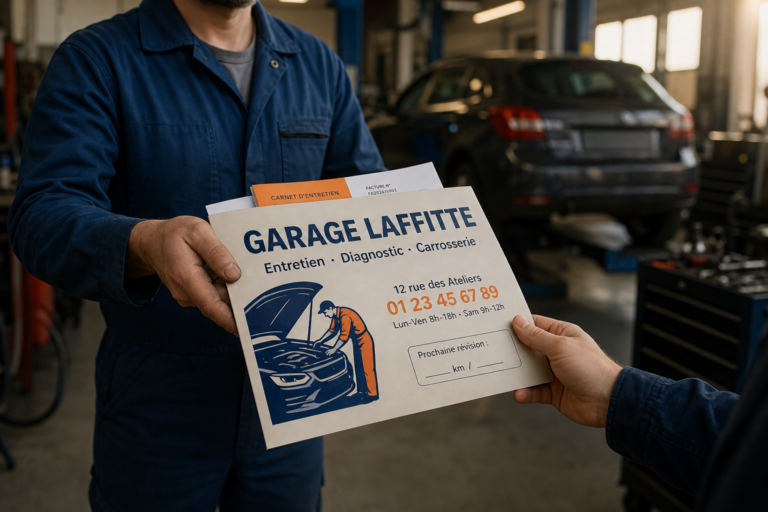 Pochette porte document véhicule personnalisée : ce que le client repart avec dans les mains