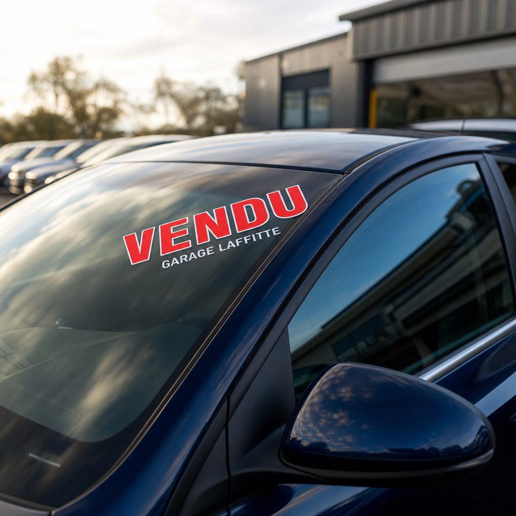 Adhésif « Vendu » pour véhicule