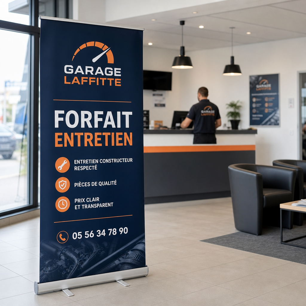 Roll-up de showroom automobile