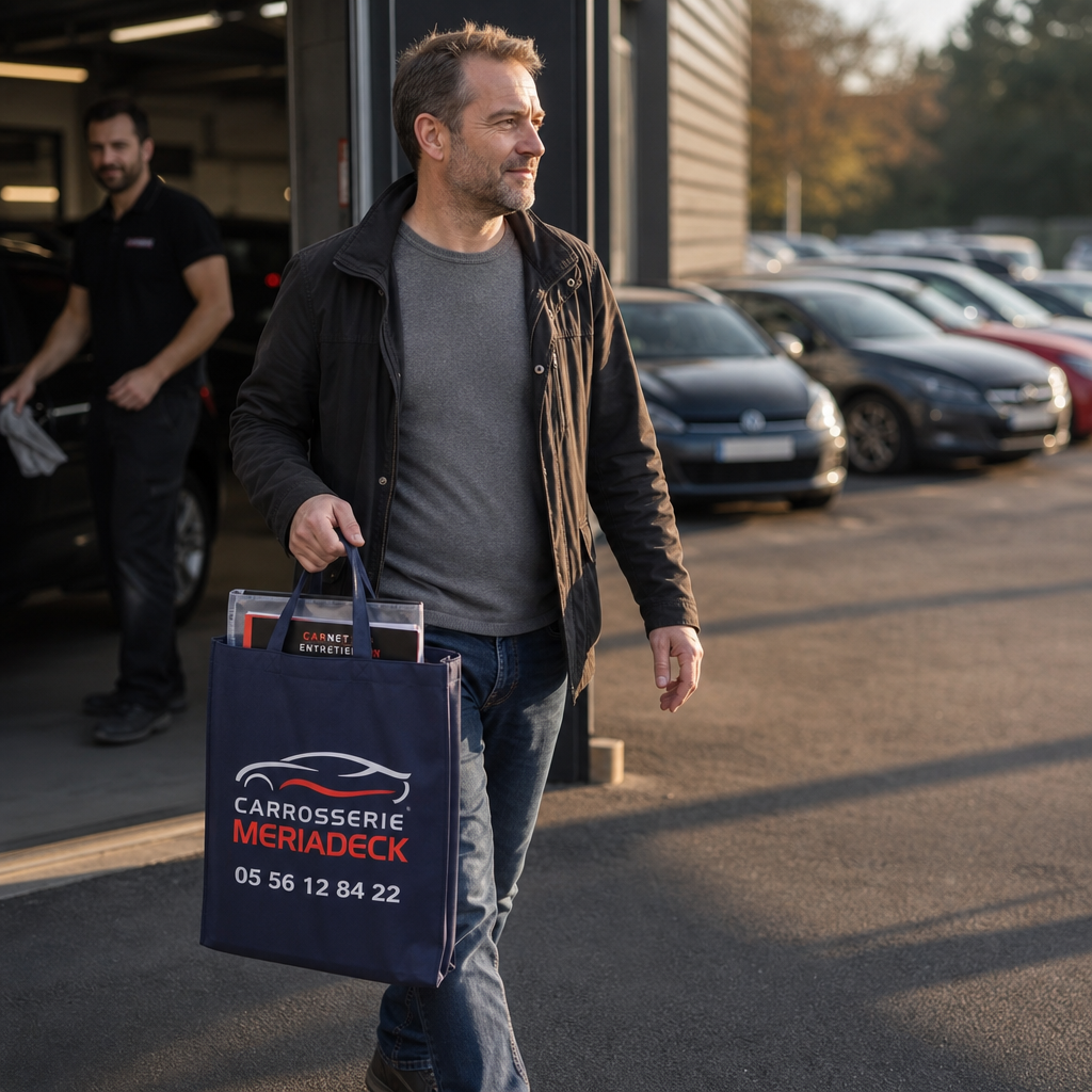 Sac non-tissé de remise de véhicule