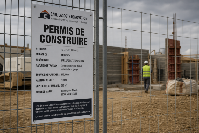 Dimensions panneau permis de construire : 80 cm de côté, et concrètement ?