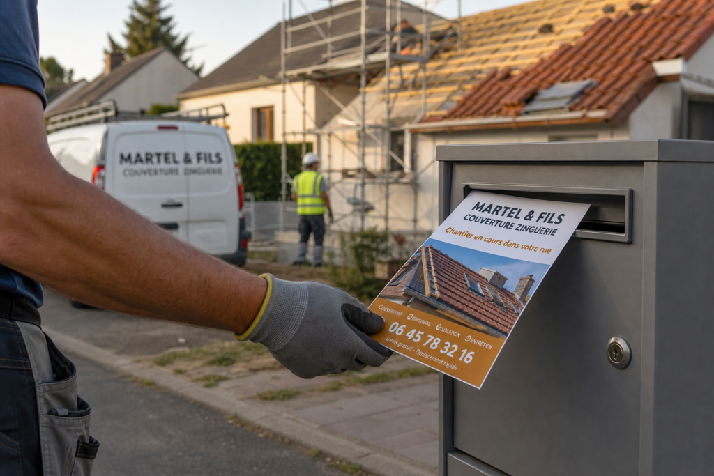 Flyer artisan boite aux lettres : ce qui marche autour d&rsquo;un chantier