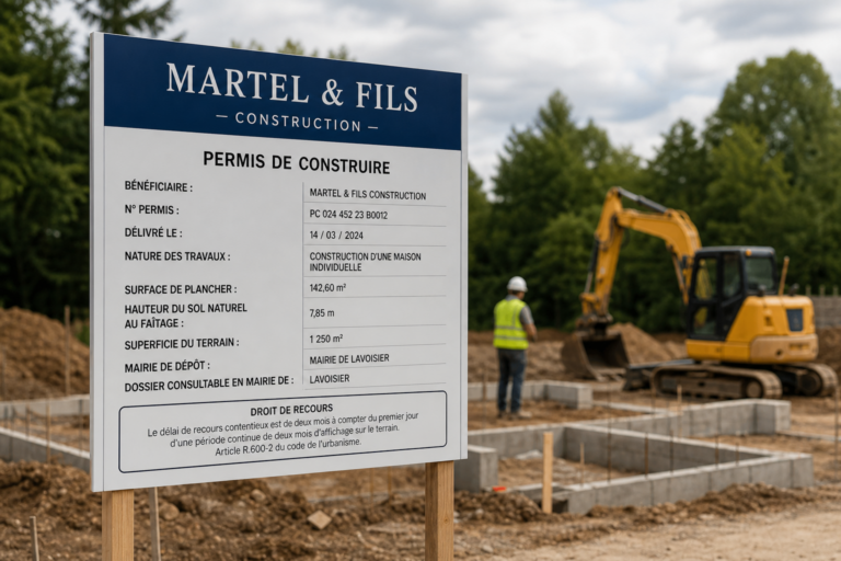 Panneau permis de construire : ce que la loi vous oblige à afficher sur le terrain