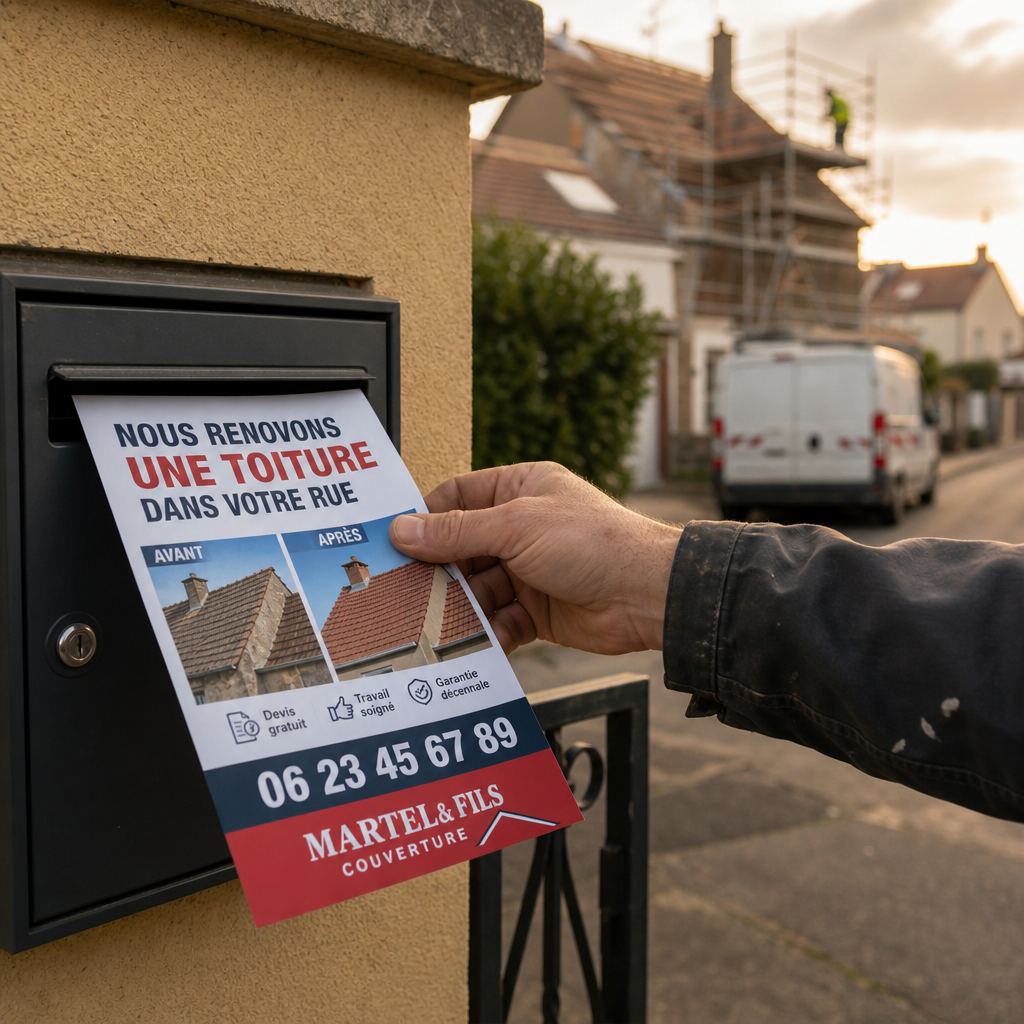 Flyer de prospection pour artisan