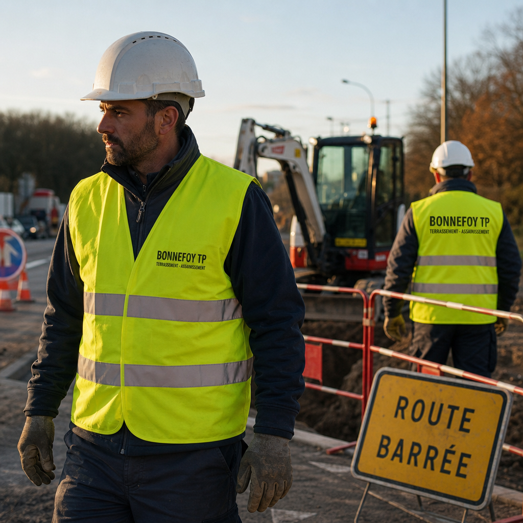 Gilet haute visibilité personnalisé