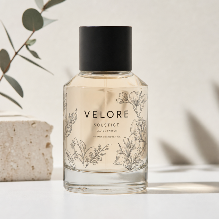 Étiquette transparente no label look : réussir le rendu sur flacon