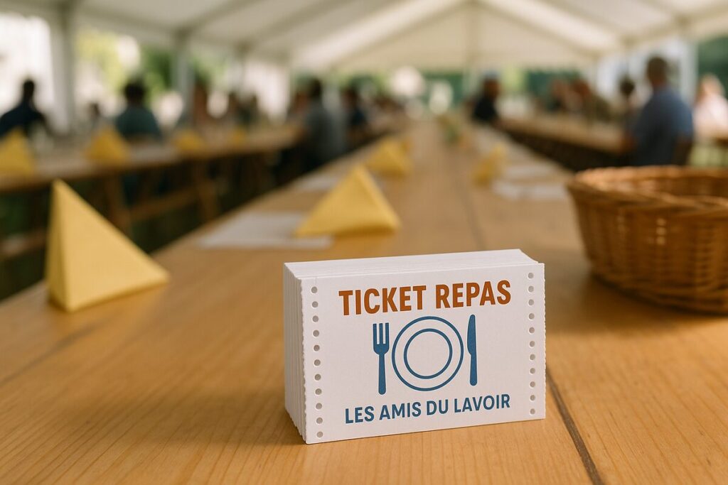 Ticket repas et ticket boisson : gérer la caisse d&rsquo;un repas associatif