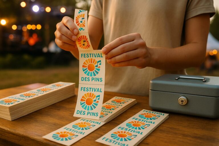 Ticket boisson de festival : préparer la caisse et les points de vente