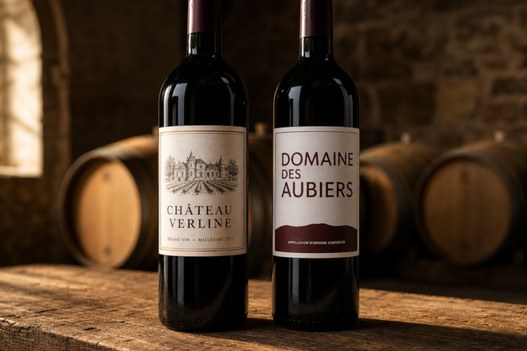 Étiquette vin bordeaux classique ou moderne : décoder les codes du rayon