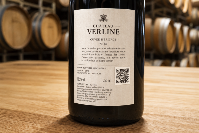QR code étiquette vin ingrédients : ce que l&rsquo;e-label change sur votre contre-étiquette