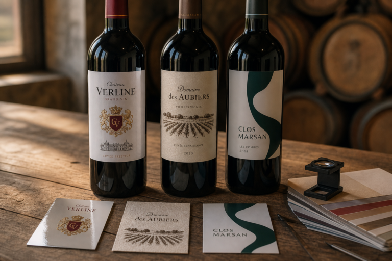 Papier, texturé ou film : quel papier pour étiquette de vin choisir