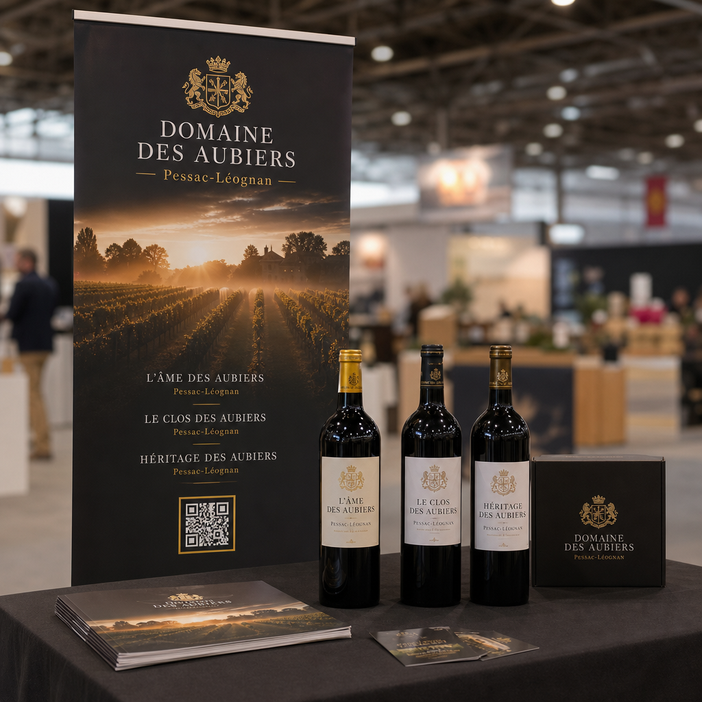 Roll-up pour salon des vins et portes ouvertes