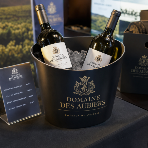 Housse rafraîchissante pour bouteille personnalisée