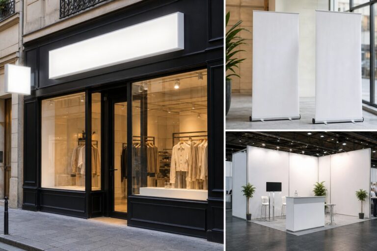 Optimisez vos stands avec des roll-up et kakémonos pour salons