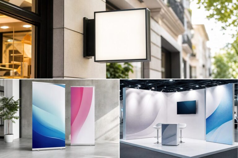 Roll-up et kakémonos pour salons : l&rsquo;atout visuel incontournable