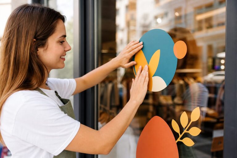 Boostez votre visibilité avec des stickers et autocollants pour la vitrine