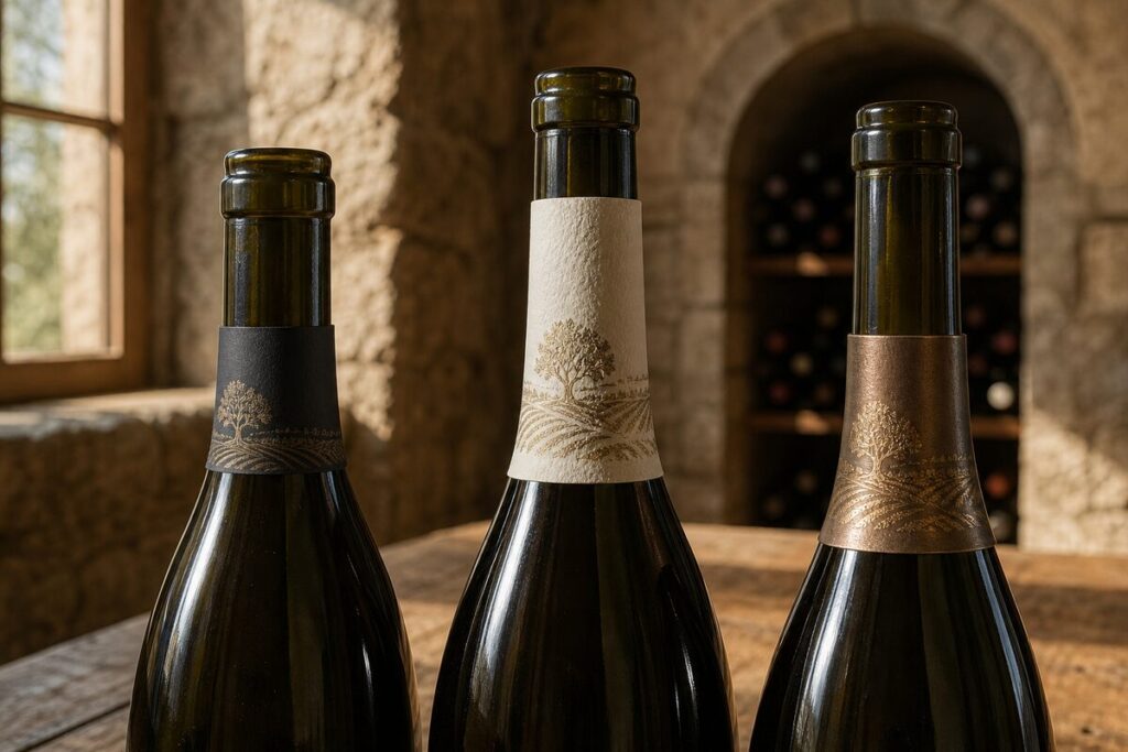 Poser une collerette de bouteille : formats et méthode